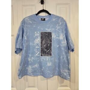 Nike Blue USA Topography Boxy Crop XL Tee